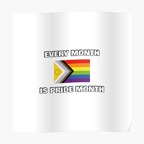 Intersex Inclusive Pride Progress Pride Flag Every Month Is Pride Month Poster For Sale By 2277