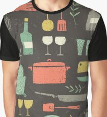 Love Your Kitchen. Retro Edition Graphic T-Shirt