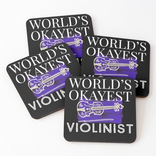 Item preview, World’s Okayest Violinist designed and sold by BeardedTree.