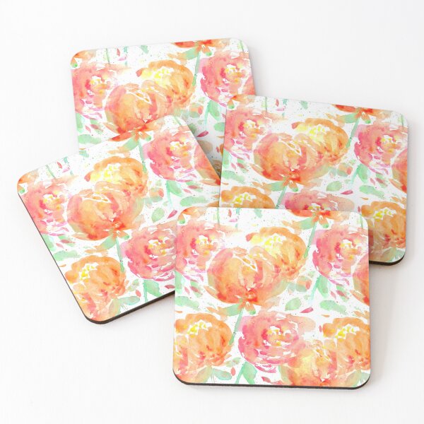 Item preview, Peonies Orange designed and sold by shannondoucette.