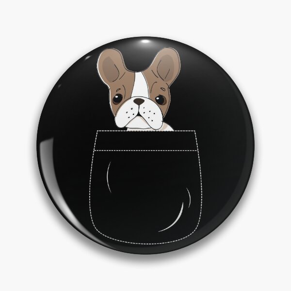 Item preview, Bulldog in a pocket - Dog in your pocket - Dog lovers designed and sold by Alice-Elgawi.