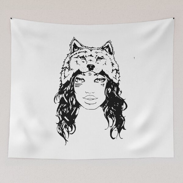 Item preview, Wolf Girl Original Artwork by @Shelbyyalexandra designed and sold by shelbyalexandra.