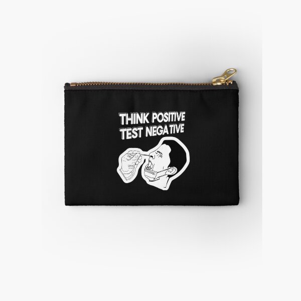 Item preview, Think positive Test negative (dark background version) designed and sold by Starboy Design.