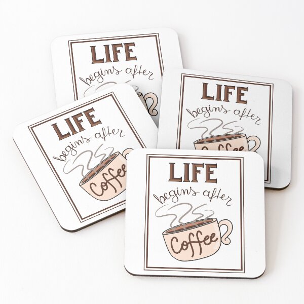Item preview, Life begins after coffee designed and sold by JuhKaori.