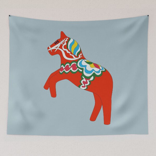 Item preview, Jumping Swedish painted horse designed and sold by EngineerGoC.