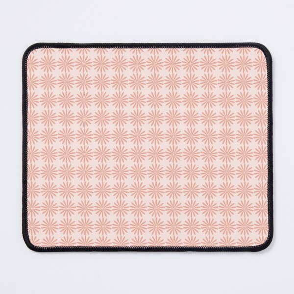 Item preview, Little Daisies Minimalist Floral Grid Pattern in Blush Pink designed and sold by kierkegaard.