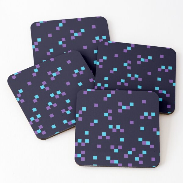 Item preview, Geometric pattern of blue and violet squares designed and sold by irisman.