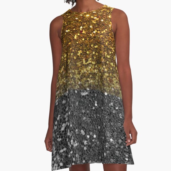 Girls Sequin Dress Party Casual Glitzy Xmas Star Sparkle Kids New Christmas Top 