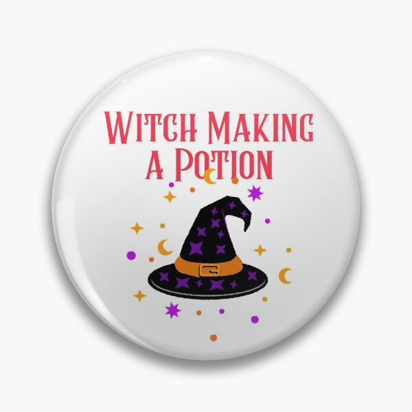 Item preview, Witch making a Potion  designed and sold by art-fox.