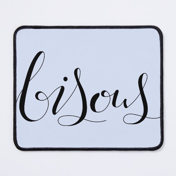 Item preview, Bisous (kisses) French Writing designed and sold by Kruzzell.