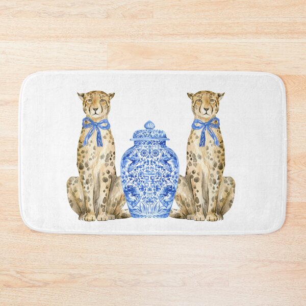 Item preview, Stately Leopard Chinoiserie designed and sold by Yunihadi.