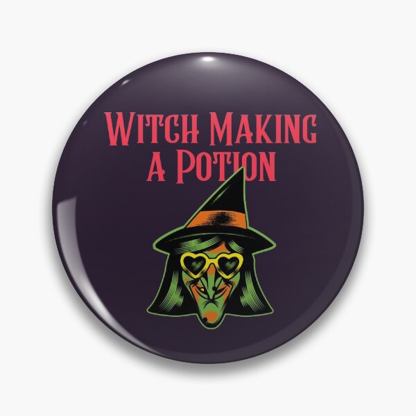 Item preview, Witch making a Potion  designed and sold by art-fox.