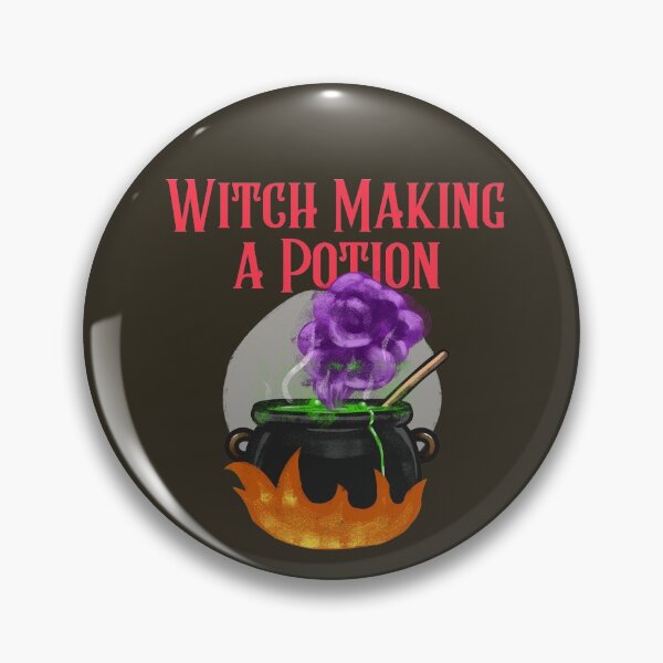 Item preview, Witch making a Potion  designed and sold by art-fox.