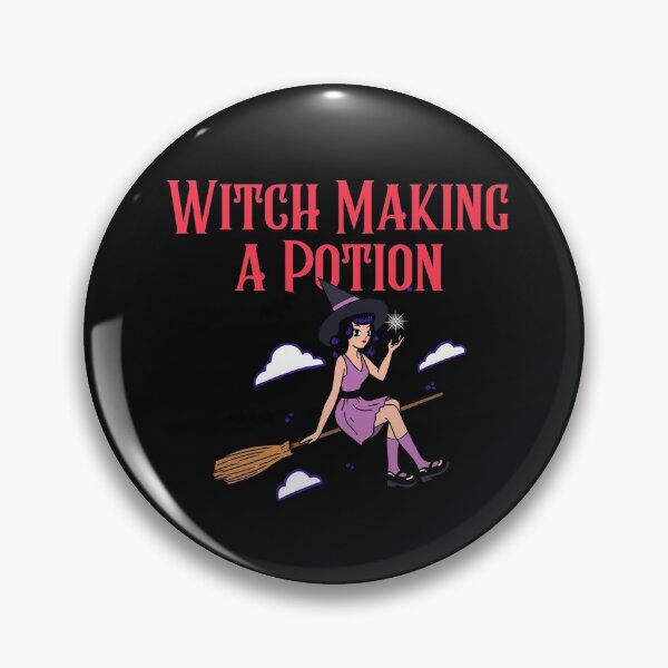 Item preview, Witch making a Potion  designed and sold by art-fox.