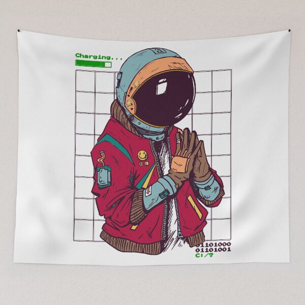 Item preview, Spaceman Vaporwave Urban Cool Style designed and sold by OWLvision33.