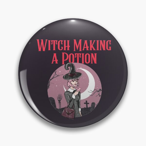 Item preview, Witch making a Potion  designed and sold by art-fox.
