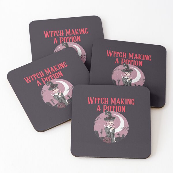 Item preview, Witch making a Potion  designed and sold by art-fox.