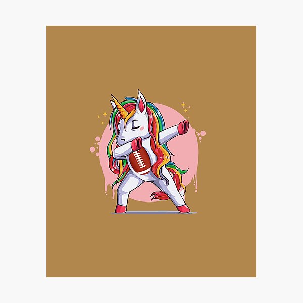 : Thanksgiving Football Unicorn dabbing Notebook gift