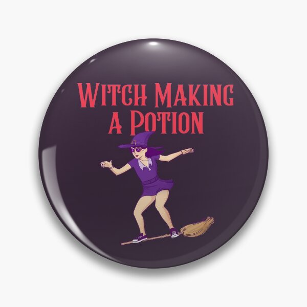 Item preview, Witch making a Potion  designed and sold by art-fox.