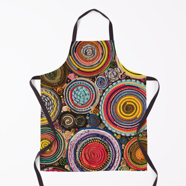 Item preview, Psychedelic Concentric Circles Embroidery Pattern designed and sold by YuviMK.