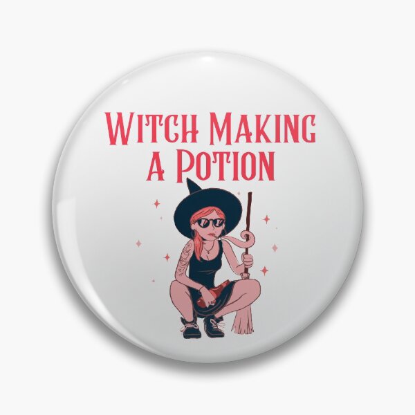 Item preview, Witch making a Potion  designed and sold by art-fox.