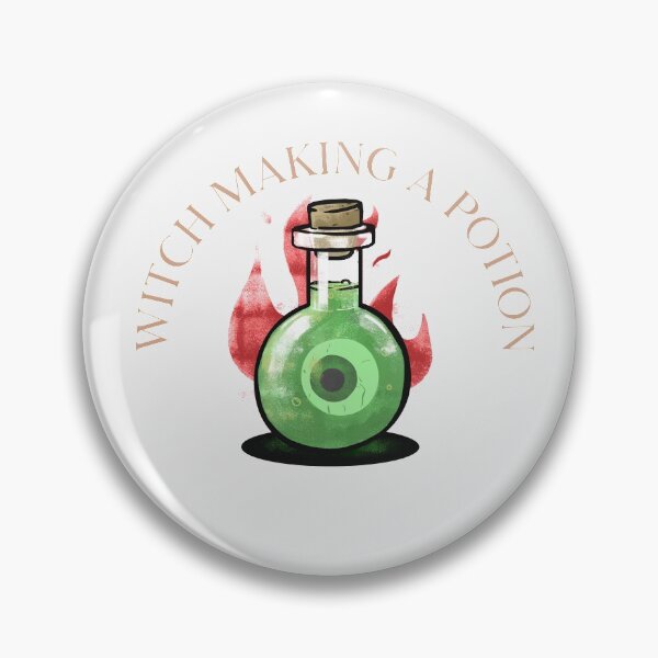 Item preview, Witch making a Potion  designed and sold by art-fox.