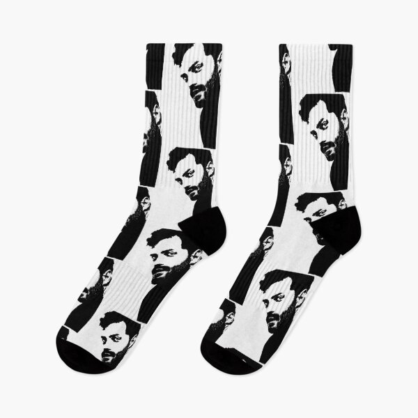 Item preview, Actor Jamie Dornan in a classic black and white designed and sold by Nubaex.