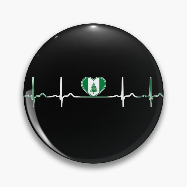 Item preview, Heartbeat Norfolk Island designed and sold by Heartbeatsalad.