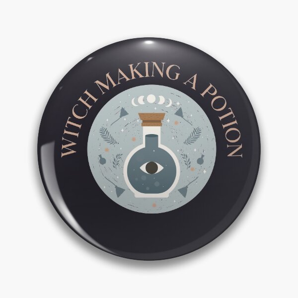 Item preview, Witch making a Potion  designed and sold by art-fox.