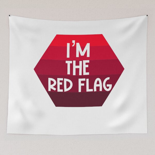 Item preview, Im the red flag narcissist vintage designed and sold by Designs Of all kinds.