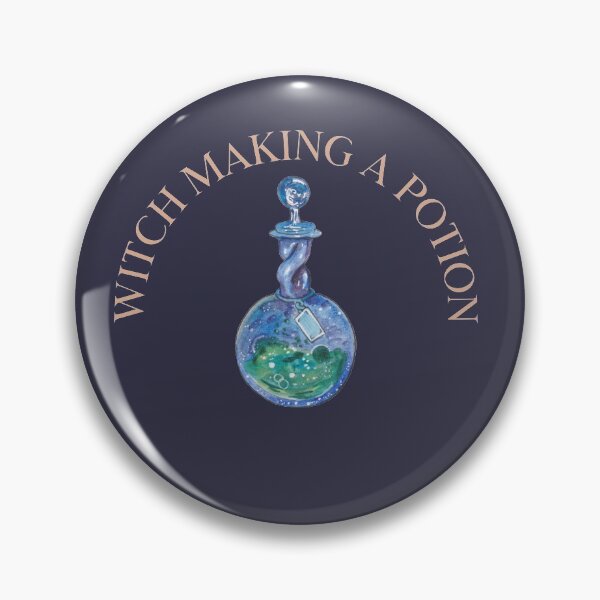 Item preview, Witch making a Potion  designed and sold by art-fox.