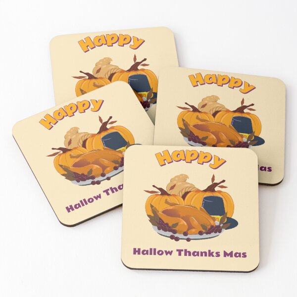 Item preview, Happy Hallow Thanks Mas! All-in-One Holiday Wishes designed and sold by Rebel-Design.