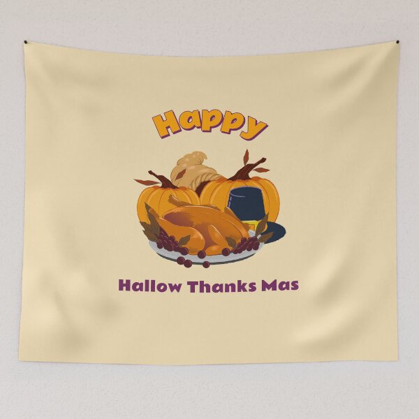 Item preview, Happy Hallow Thanks Mas! All-in-One Holiday Wishes designed and sold by Rebel-Design.