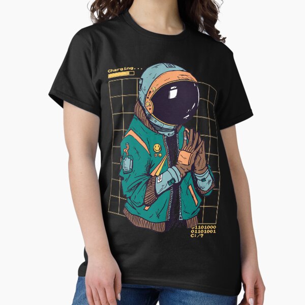 Item preview, Spaceman Cool Vaporwave Urban Colorful Style designed and sold by OWLvision33.