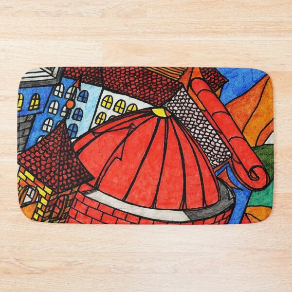 Item preview, Psychedelic Bird's Eye View of Countryside designed and sold by YuviMK.