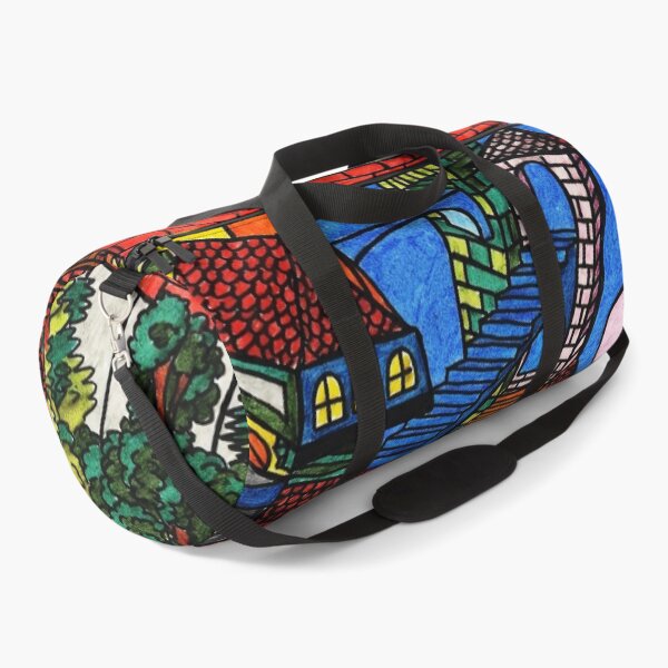 Item preview, Psychedelic Bird's Eye View of Countryside designed and sold by YuviMK.
