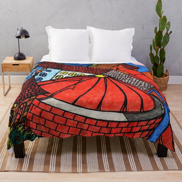 Item preview, Psychedelic Bird's Eye View of Countryside designed and sold by YuviMK.