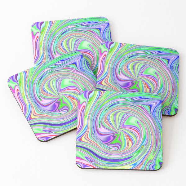 Item preview, Colorful Round Candy Stripe Vortex Abstract designed and sold by Deborah Camp.
