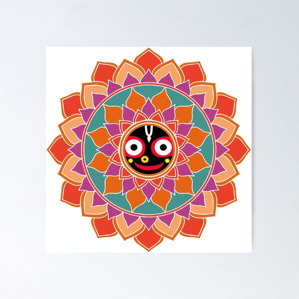 Item preview, Jagannatha, Hare Krishna, Jagannath, Krishna, Goudya Vaishnava, Sri Krishna designed and sold by Mandala108.