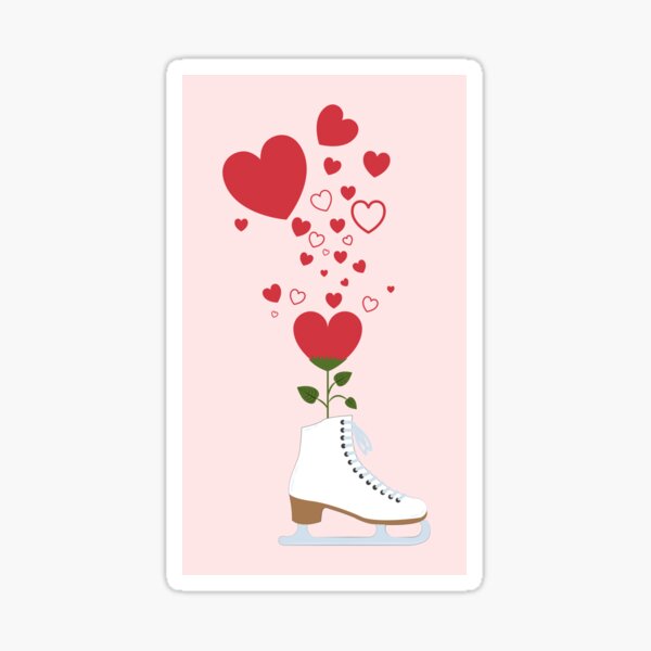 'I Love Ice Skating' Christmas Stockings SG001837 Gift Bags 