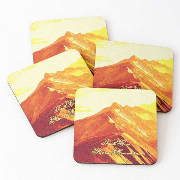 Item preview, Faith Can Move Mountains, Impressionist Painting Mountains and Clouds designed and sold by iASunshine.