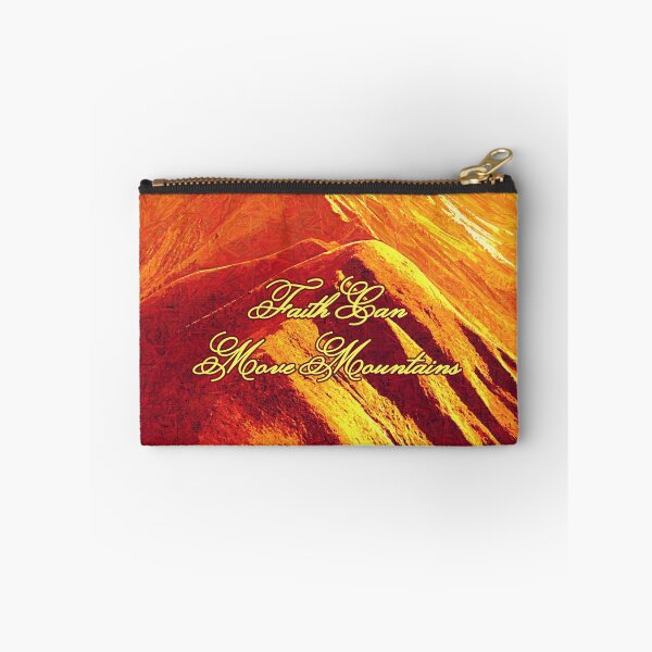 Item preview, Faith Can Move Mountains, Impressionist Painting Mountains and Clouds designed and sold by iASunshine.