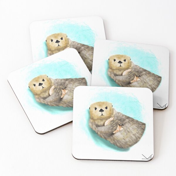 Item preview, Sea Otter Adorable designed and sold by Fernheart Designs.