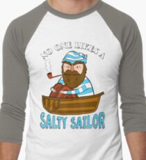 No One Likes A Salty Sailor Men's Baseball ¾ T-Shirt