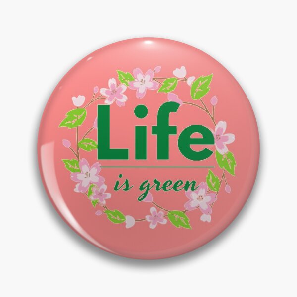 Item preview, Veganuary Message, Life is green designed and sold by Oksanka21.