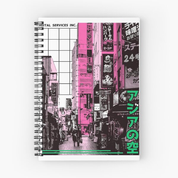 Item preview, Vaporwave Cyberpunk Japanese Neon City designed and sold by OWLvision33.