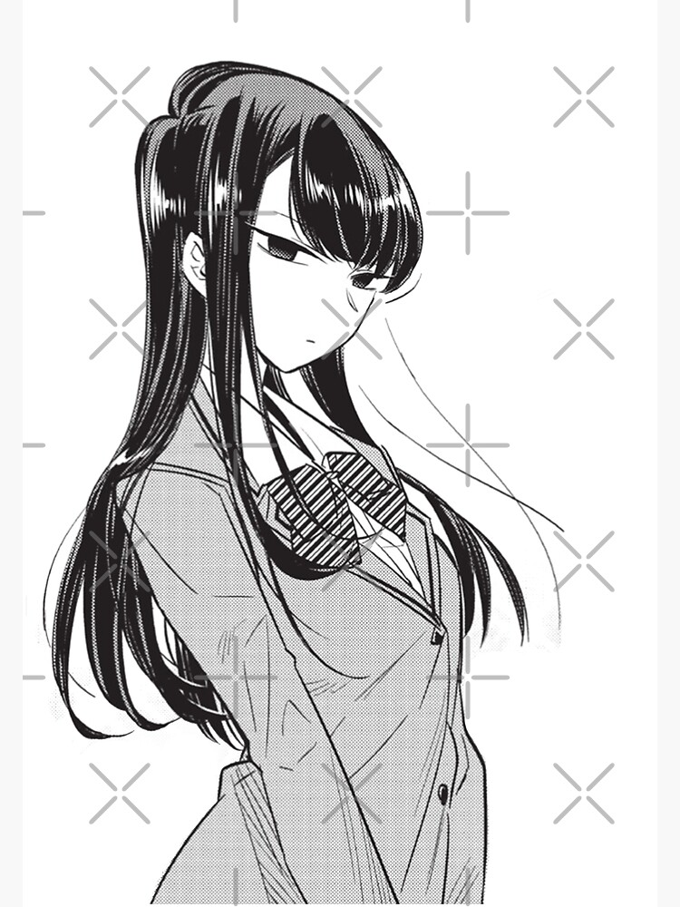 komi san manga panel | Greeting Card