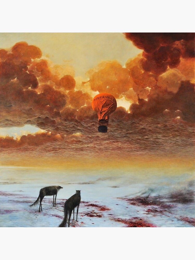 Disover Untitled (The Balloon) by Zdzislaw Beksinski Premium Matte Vertical Poster