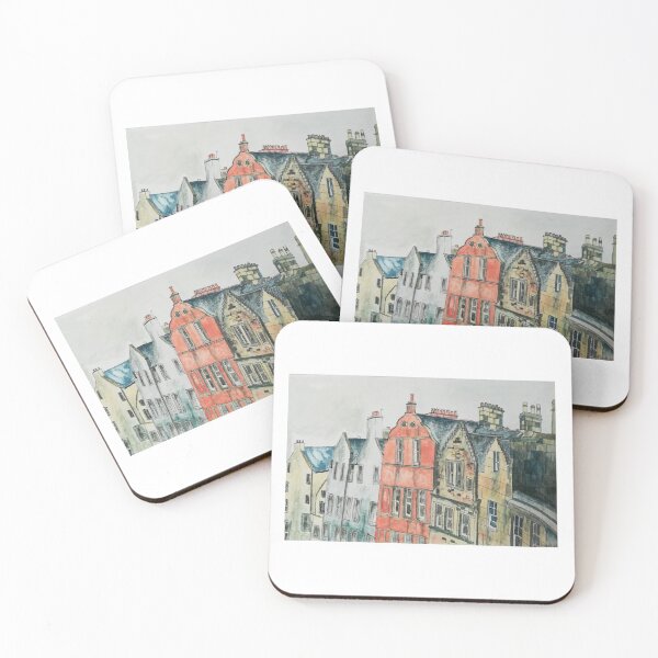 Item preview, Watercolour painting of Victoria Street in Edinburgh  designed and sold by esvb.