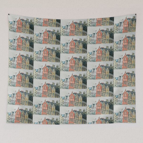 Item preview, Watercolour painting of Victoria Street in Edinburgh  designed and sold by esvb.